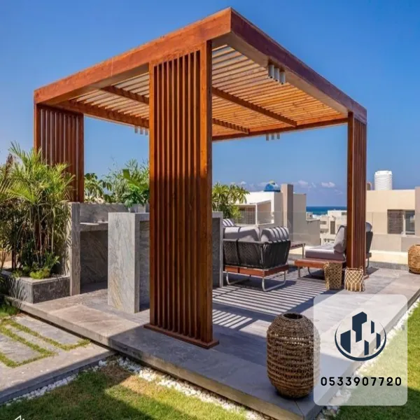 برجولات حديد قوية ومتينة