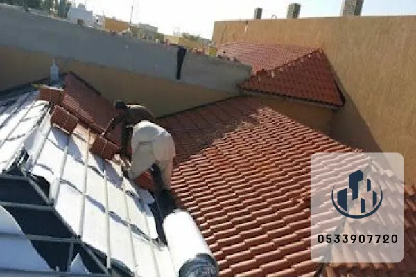 قرميد إسباني تقليدي بلون أحمر طبيعي