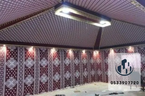 بيوت شعر ملكية بتصاميم تراثية فاخرة